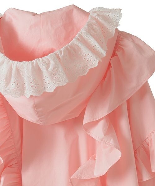 Candy Stripper（キャンディストリッパー）の「FRILL ブルゾン（ブルゾン・レディース・ピンク/オフホワイト/ホワイト×ブラック/ブラック・FREE）」の7枚目の写真