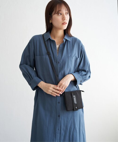 ikka（イッカ）の「コットンスキッパーシャツワンピース（ワンピース・レディース・ブルー/モカ/ダークグリーン・L/M/S）」の18枚目の写真