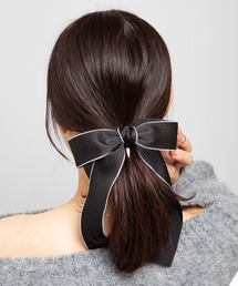 kirakiraShop（キラキラショップ）の「ビッグ 配色 リボン ヘア ポニーフック（ヘアピン）」