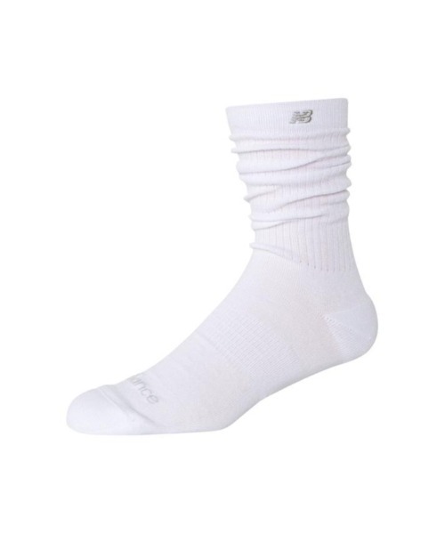 NEW BALANCE(ニューバランス)の「New Balance ニューバランス U Active Slouchy クルー ソックス 1P ソックス LAS15113WT WT(ソックス/靴下・メンズ・ホワイト・MEDIUM/LARGE)」の1枚目の写真