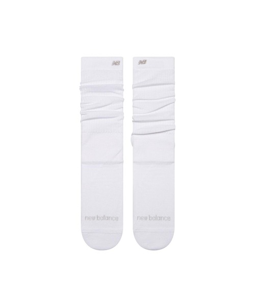 NEW BALANCE(ニューバランス)の「New Balance ニューバランス U Active Slouchy クルー ソックス 1P ソックス LAS15113WT WT(ソックス/靴下・メンズ・ホワイト・MEDIUM/LARGE)」の3枚目の写真