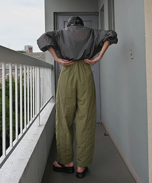 セール】tuck wide panel nylon PT（その他パンツ）｜WILLFULLY