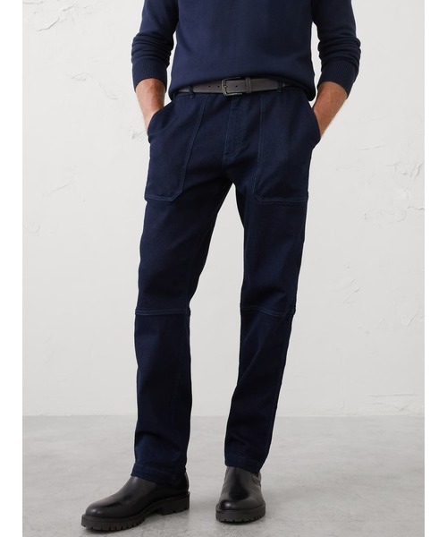 BANANA REPUBLIC FACTORY STORE(バナナリパブリック ファクトリーストア)の「◆BANANA REPUBLIC FACTORY STORE スリム ストレート ユーティリティ パンツ(その他パンツ・メンズ・ベージュ/インディゴブルー・34W 30L/33W 30L/30W 30L/32W 30L/29W 30L/28W 30L/31W 30L)」の2枚目の写真