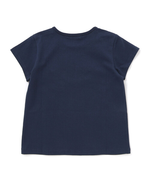 BeBe（ベベ）の「リボンいっぱい半袖天竺Tシャツ(90~150cm)（Tシャツ/カットソー・キッズ・イエロー/ネイビー・140cm/120cm/150cm/130cm/110cm）」の10枚目の写真
