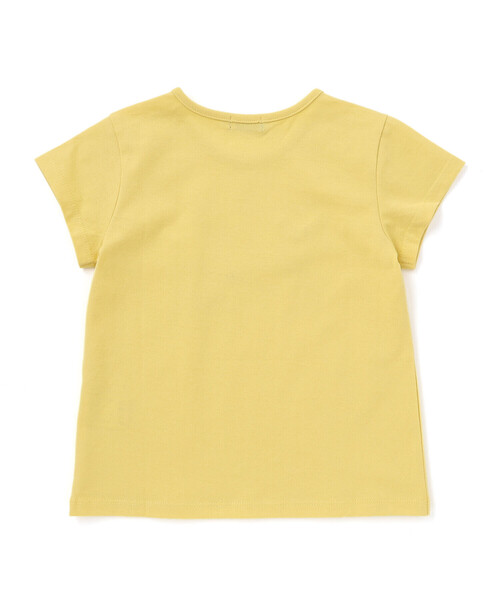BeBe（ベベ）の「リボンいっぱい半袖天竺Tシャツ(90~150cm)（Tシャツ/カットソー・キッズ・イエロー/ネイビー・140cm/120cm/150cm/130cm/110cm）」の3枚目の写真