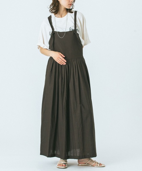 HLAADA（フラーダ）の「(HLAADA for ROSEBUD)JUMPER SKIRT OP（ワンピース・レディース・ブラック/ネイビー/ブラウン・ONE SIZE）」の3枚目の写真