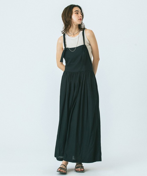 HLAADA（フラーダ）の「(HLAADA for ROSEBUD)JUMPER SKIRT OP（ワンピース・レディース・ブラック/ネイビー/ブラウン・ONE SIZE）」の4枚目の写真
