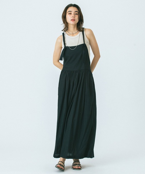 HLAADA（フラーダ）の「(HLAADA for ROSEBUD)JUMPER SKIRT OP（ワンピース・レディース・ブラック/ネイビー/ブラウン・ONE SIZE）」の6枚目の写真