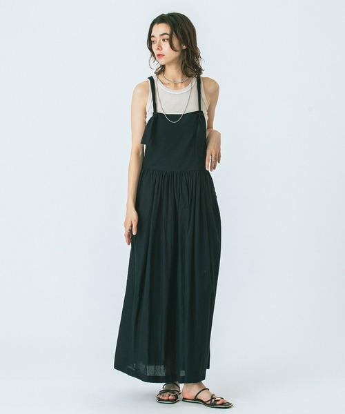 HLAADA（フラーダ）の「(HLAADA for ROSEBUD)JUMPER SKIRT OP（ワンピース・レディース・ブラック/ネイビー/ブラウン・ONE SIZE）」の7枚目の写真