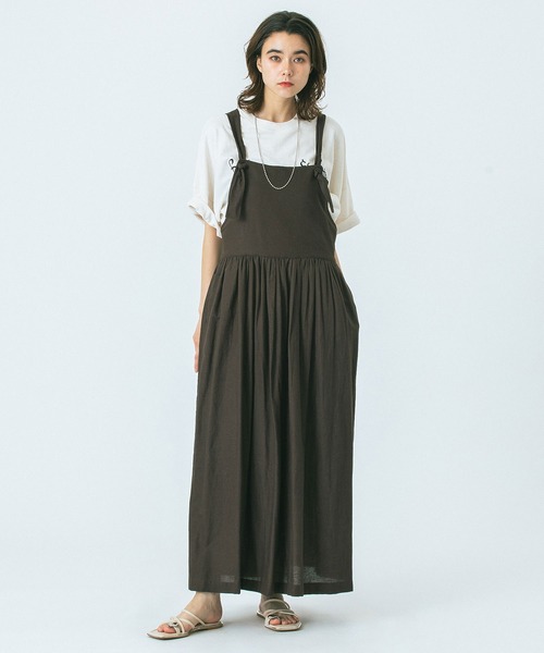 HLAADA（フラーダ）の「(HLAADA for ROSEBUD)JUMPER SKIRT OP（ワンピース・レディース・ブラック/ネイビー/ブラウン・ONE SIZE）」の14枚目の写真