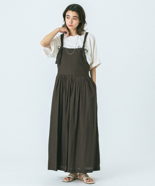 HLAADA（フラーダ）の「(HLAADA for ROSEBUD)JUMPER SKIRT OP（ワンピース・レディース・ブラック/ネイビー/ブラウン・ONE SIZE）」の15枚目の写真