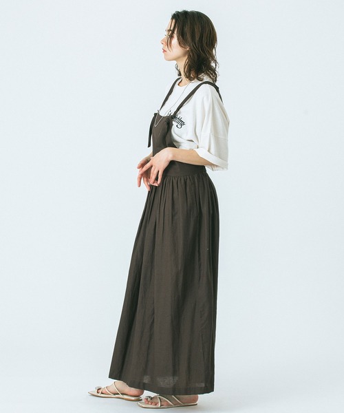 HLAADA（フラーダ）の「(HLAADA for ROSEBUD)JUMPER SKIRT OP（ワンピース・レディース・ブラック/ネイビー/ブラウン・ONE SIZE）」の16枚目の写真