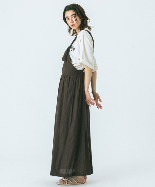 HLAADA（フラーダ）の「(HLAADA for ROSEBUD)JUMPER SKIRT OP（ワンピース・レディース・ブラック/ネイビー/ブラウン・ONE SIZE）」の18枚目の写真