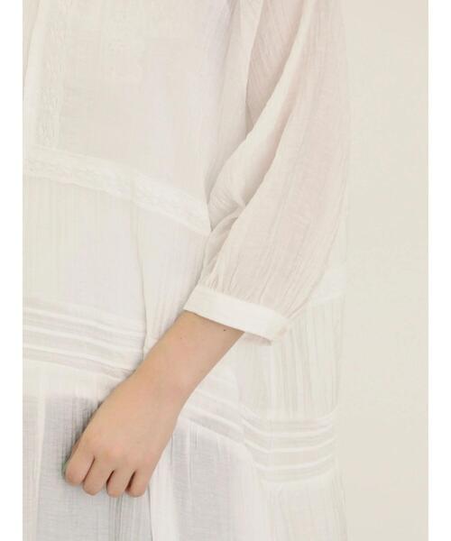 Samansa Mos2（サマンサ モスモス）の「【S/Mサイズ】◎レース切替ワンピース（ワンピース・レディース・オフホワイト/ピンク/ブラック・S/M）」の7枚目の写真