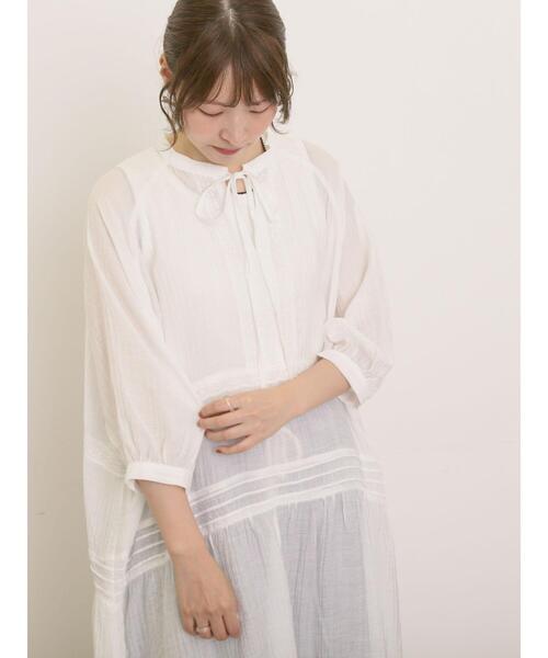 Samansa Mos2（サマンサ モスモス）の「【S/Mサイズ】◎レース切替ワンピース（ワンピース・レディース・オフホワイト/ピンク/ブラック・S/M）」の13枚目の写真