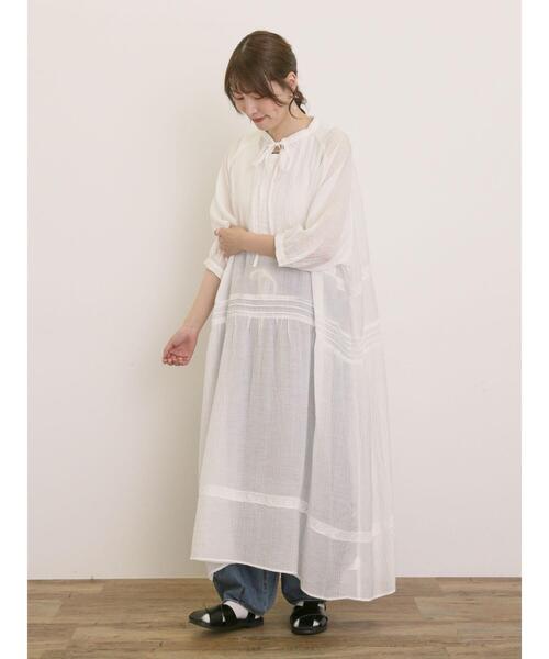 Samansa Mos2（サマンサ モスモス）の「【S/Mサイズ】◎レース切替ワンピース（ワンピース・レディース・オフホワイト/ピンク/ブラック・S/M）」の17枚目の写真