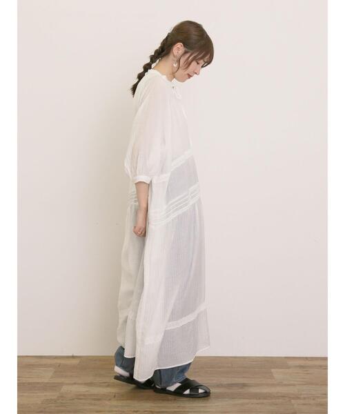 Samansa Mos2（サマンサ モスモス）の「【S/Mサイズ】◎レース切替ワンピース（ワンピース・レディース・オフホワイト/ピンク/ブラック・S/M）」の20枚目の写真