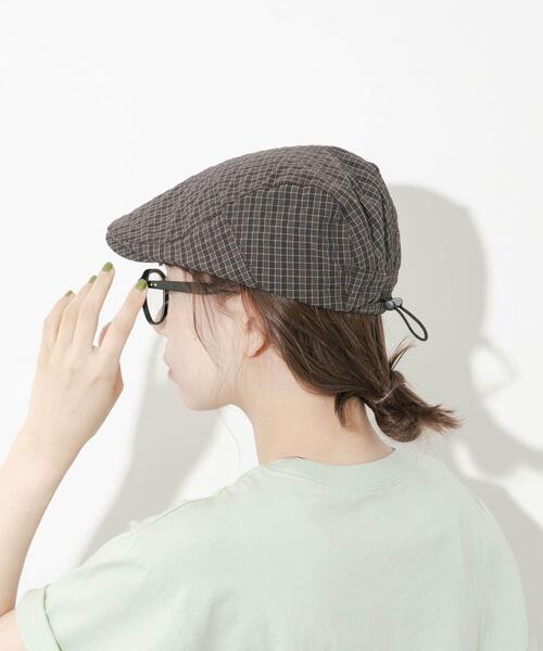 SMELLY（スメリー）の「ドロストチェックハンチング（ハンチング/ベレー帽・レディース・ブラウン/グレー・-）」の16枚目の写真