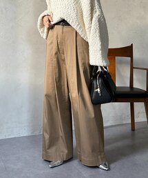 DouDou | ストレッチサテンバレルパンツ(その他パンツ)