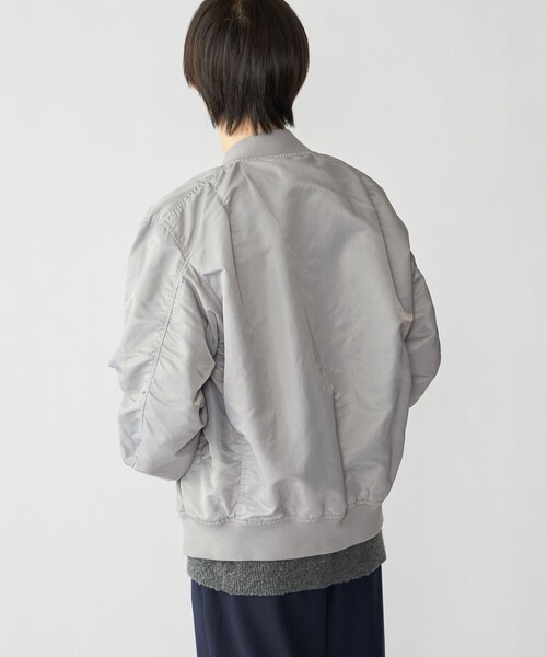 City Ambient Products(シティアンビエントプロダクツ)の「City Ambient Products: MA-1(MA-1・メンズ・ライトオリーブ/ライトグレー/ダークグレー・MEDIUM/SMALL/LARGE)」の5枚目の写真