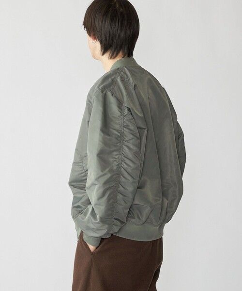 City Ambient Products(シティアンビエントプロダクツ)の「City Ambient Products: MA-1(MA-1・メンズ・ライトオリーブ/ライトグレー/ダークグレー・MEDIUM/SMALL/LARGE)」の11枚目の写真
