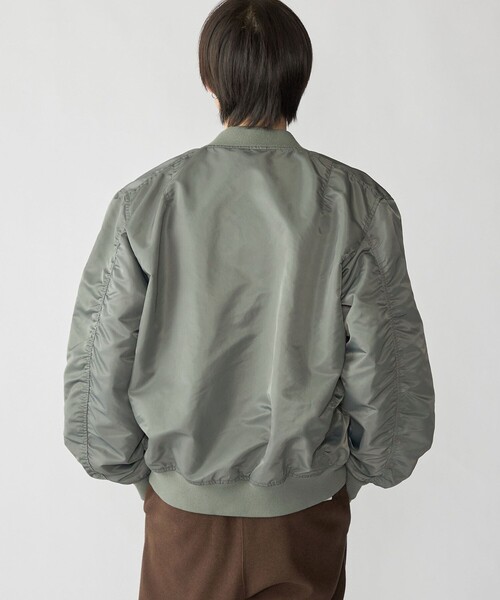 City Ambient Products(シティアンビエントプロダクツ)の「City Ambient Products: MA-1(MA-1・メンズ・ライトオリーブ/ライトグレー/ダークグレー・MEDIUM/SMALL/LARGE)」の12枚目の写真