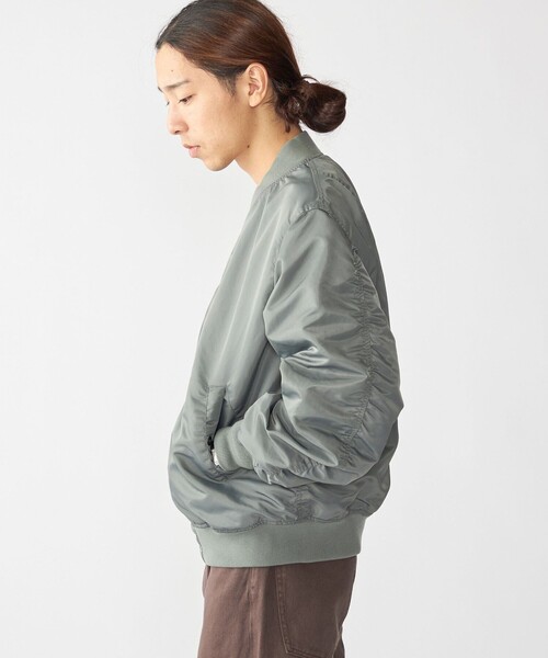 City Ambient Products(シティアンビエントプロダクツ)の「City Ambient Products: MA-1(MA-1・メンズ・ライトオリーブ/ライトグレー/ダークグレー・MEDIUM/SMALL/LARGE)」の16枚目の写真