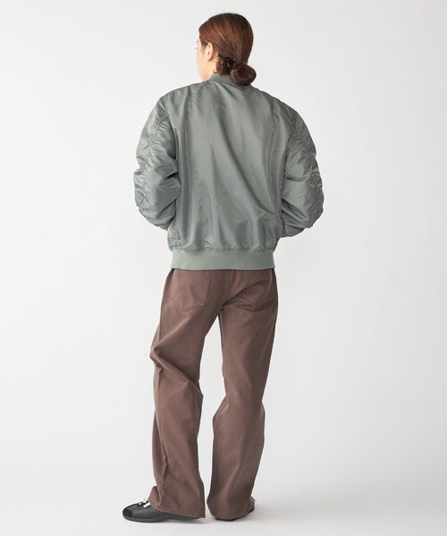 City Ambient Products(シティアンビエントプロダクツ)の「City Ambient Products: MA-1(MA-1・メンズ・ライトオリーブ/ライトグレー/ダークグレー・MEDIUM/SMALL/LARGE)」の20枚目の写真