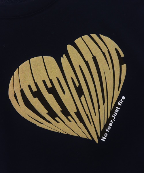 ANAP（アナップ）の「発泡 プリント ハート ロゴ タイト Tシャツ（Tシャツ/カットソー・レディース・ブラウン/ホワイト/レッド/ブラック・FREE）」の9枚目の写真