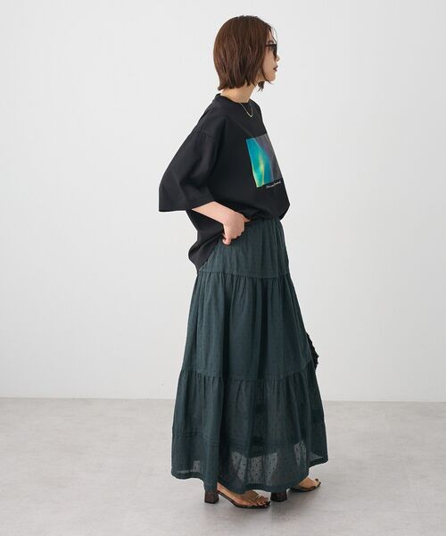CRAFT STANDARD BOUTIQUE(クラフトスタンダードブティック)の「ドット刺繍スカート(スカート・レディース・グリーン/アイボリー/ブラック・FREE)」の19枚目の写真