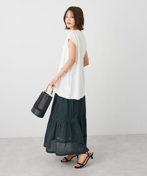 CRAFT STANDARD BOUTIQUE(クラフトスタンダードブティック)の「ドット刺繍スカート(スカート・レディース・グリーン/アイボリー/ブラック・FREE)」の21枚目の写真