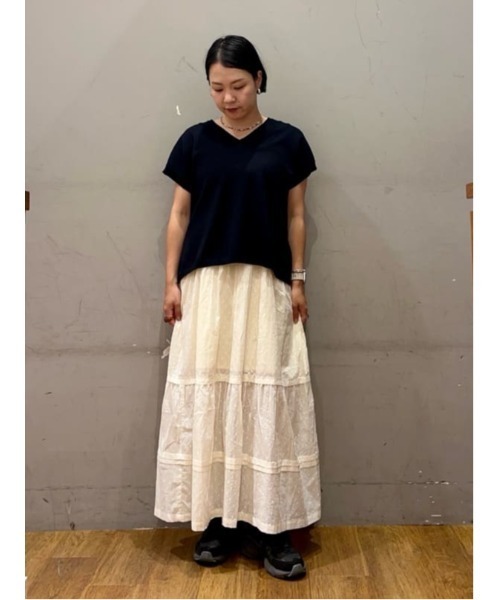 Diagram ラメドット刺繍スカート ドット刺繍ギャザースカート｜Stola.（ストラ）公式通販サイト