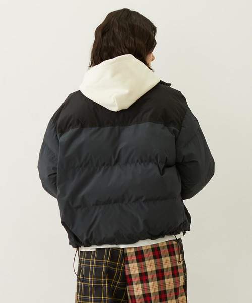 MILKFED.（ミルクフェド）の「BAR PATCH PUFFER JACKET（ダウン