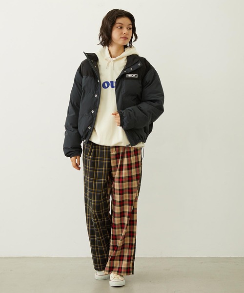 BAR PATCH PUFFER JACKET（ダウンジャケット/コート）｜MILKFED