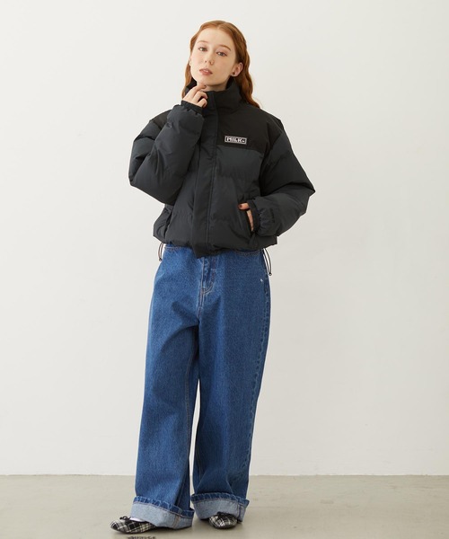 セール】BAR PATCH PUFFER JACKET（ダウンジャケット/コート