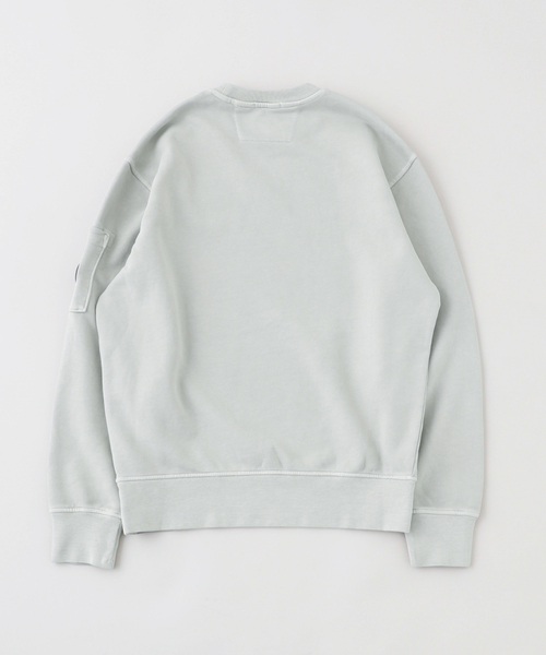 C.P. Company / シーピーカンパニー SWSHRT C NECK BRS EMZ DIAG FLC