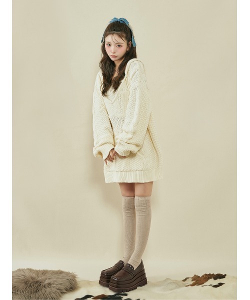Darich（ダーリッチ）の「プラットフォームローファー（ローファー・レディース・ブラック/ブラウン・S/M/L/XS/XL）」の21枚目の写真