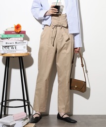 TCツイルハイウェストパンツ