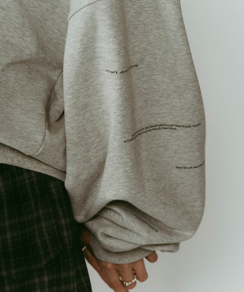 Knuth Marf】Kerror design sweat（スウェット）｜Knuth Marf