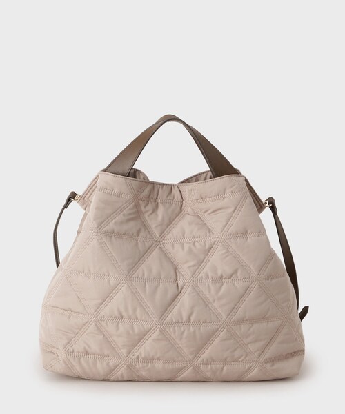 UNTITLED（アンタイトル）の「【追加】キルティングビッグトート（トートバッグ・レディース・ベージュ/ブラック・99）」の5枚目の写真