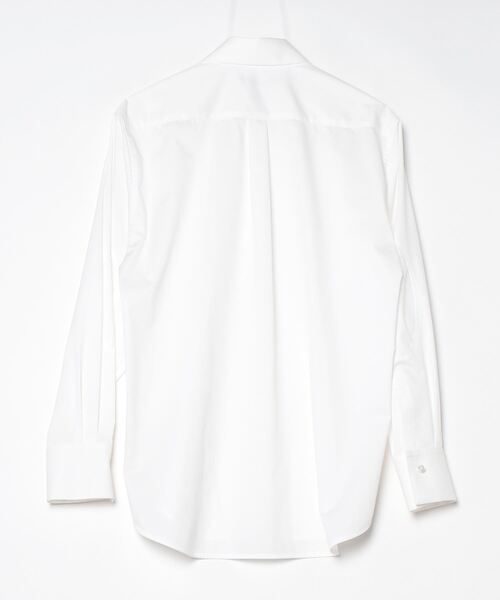 CINOH（チノ）の「エルボーパッチディテールシャツ（シャツ/ブラウス・メンズ・グレー/ブラック/ホワイト・46/38/44）」の4枚目の写真