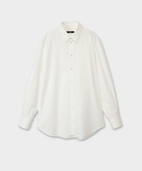 CINOH（チノ）の「エルボーパッチディテールシャツ（シャツ/ブラウス・メンズ・グレー/ブラック/ホワイト・46/38/44）」の9枚目の写真