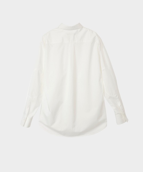 CINOH（チノ）の「エルボーパッチディテールシャツ（シャツ/ブラウス・メンズ・グレー/ブラック/ホワイト・46/38/44）」の11枚目の写真