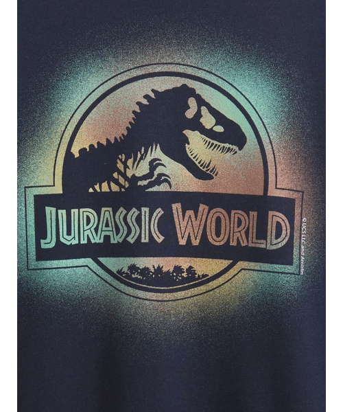 GAP（ギャップ）の「リラックスフィット グラフィックTシャツ（キッズ）（Tシャツ/カットソー・キッズ・ネイビー/ブラック・110cm/120cm/130cm/140cm/150cm/160cm）」の5枚目の写真