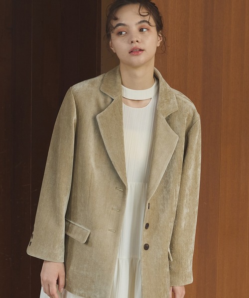 OLUN(I)Loose basic mall jacket / [Yx[VbN[WPbg(e[[hWPbg)