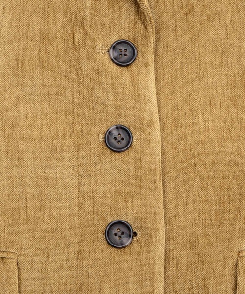 【 OLUN 】 ルーズベーシックモールジャケット BROWN/S OLUN ジャケット テーラードジャケット Loose basic mall jacket