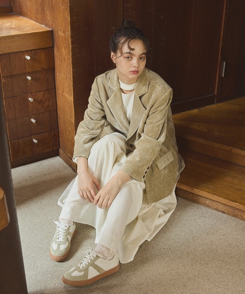 きりまる　OLUN ルーズベーシックモールジャケット 新品　ベージュ Loose basic mall jacket / ルーズベーシックモールジャケット