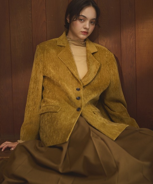 OLUN（オルン）の「Loose basic mall jacket / ルーズベーシックモール