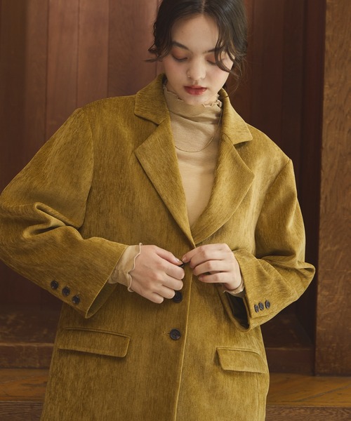 OLUN（オルン）の「Loose basic mall jacket / ルーズベーシック