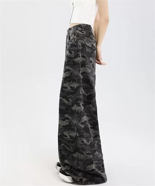 Dream garden(ドリームガーデン)の「迷彩柄デニムパンツ(デニムパンツ・レディース・グレー・M/L/4XL/XS/3XL/S/2XL/XL)」の10枚目の写真